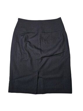 Banana Republic NWT Stretch Wool Midi Pencil Skirt Lined 27x23" Size 6 Black